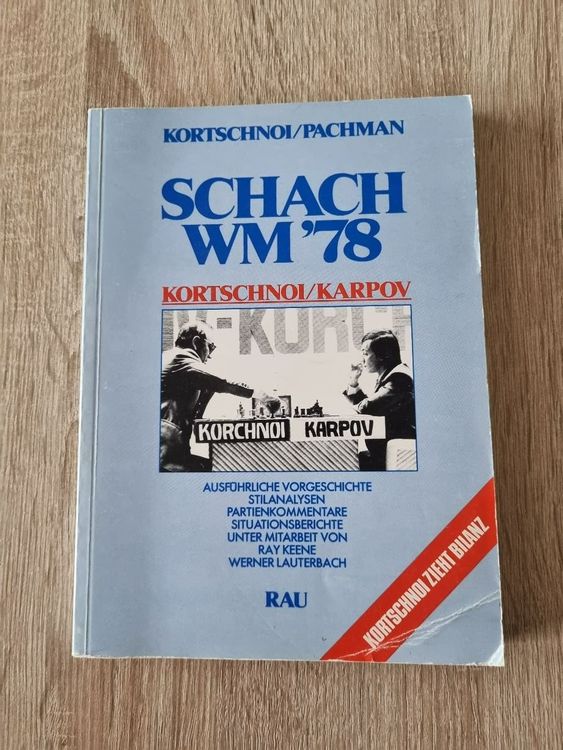 Schachbuch Schach WM 1978 Kortschnoi Karpow Kaufen auf Ricardo
