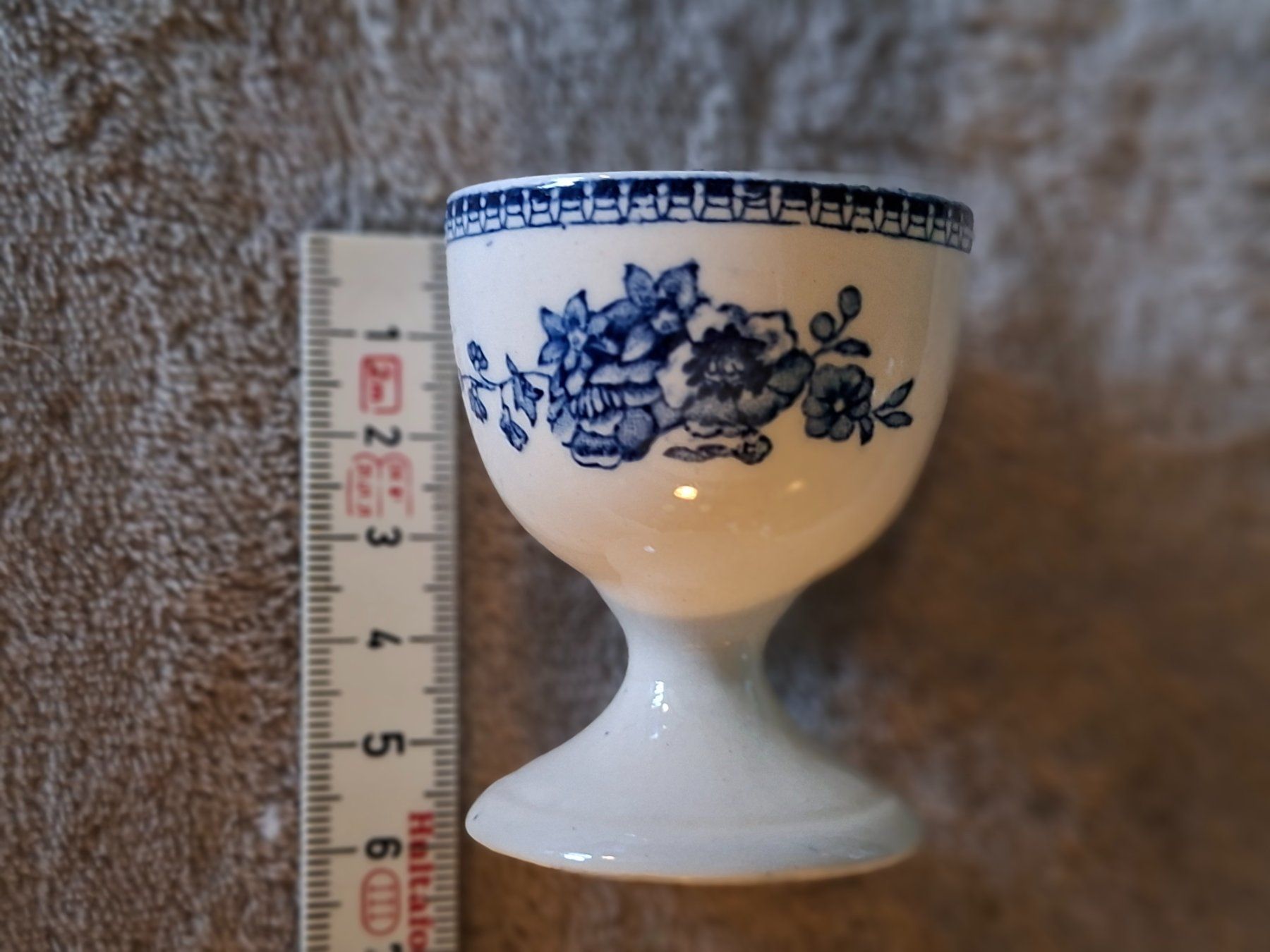 Royal Worcester Altre Stoviglie: 1 Eierbecher Johnson Bros England, Old Britain Castles, blau – Nuovo (secondo la descrizione) da Otelfingen venduto da silver-moon 3