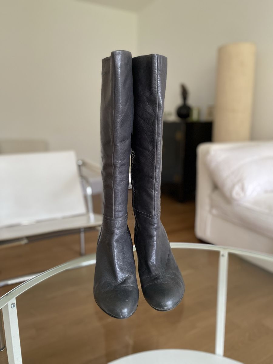 Damenschuhe: stiefel taubengrau in 37 – Gebraucht aus adliswil von PRELOVED_ 1