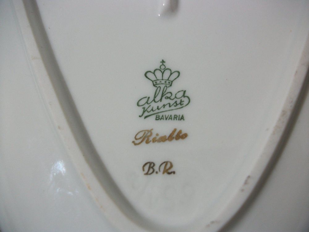 Jolie Tasse Vintage Alka Kunst En Porcelaine Peinte à La Main, 50s/60s