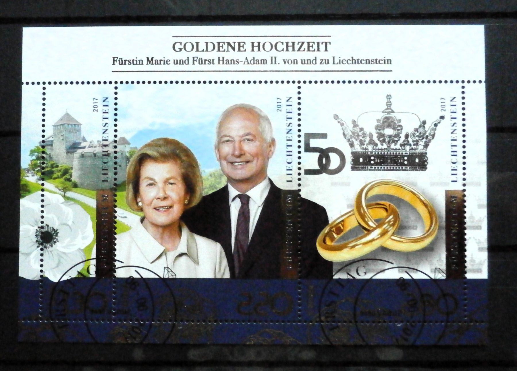 Alle Briefmarken: FL Goldene Hochzeit 2017 ET – Gebraucht aus Kehrsatz von Bernherb2 1