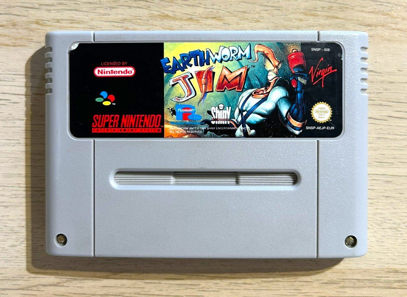 Nintendo Giochi: Earthworm Jim Super Nintendo SNES – Usato da St. Gallen venduto da Alpine.Arcade