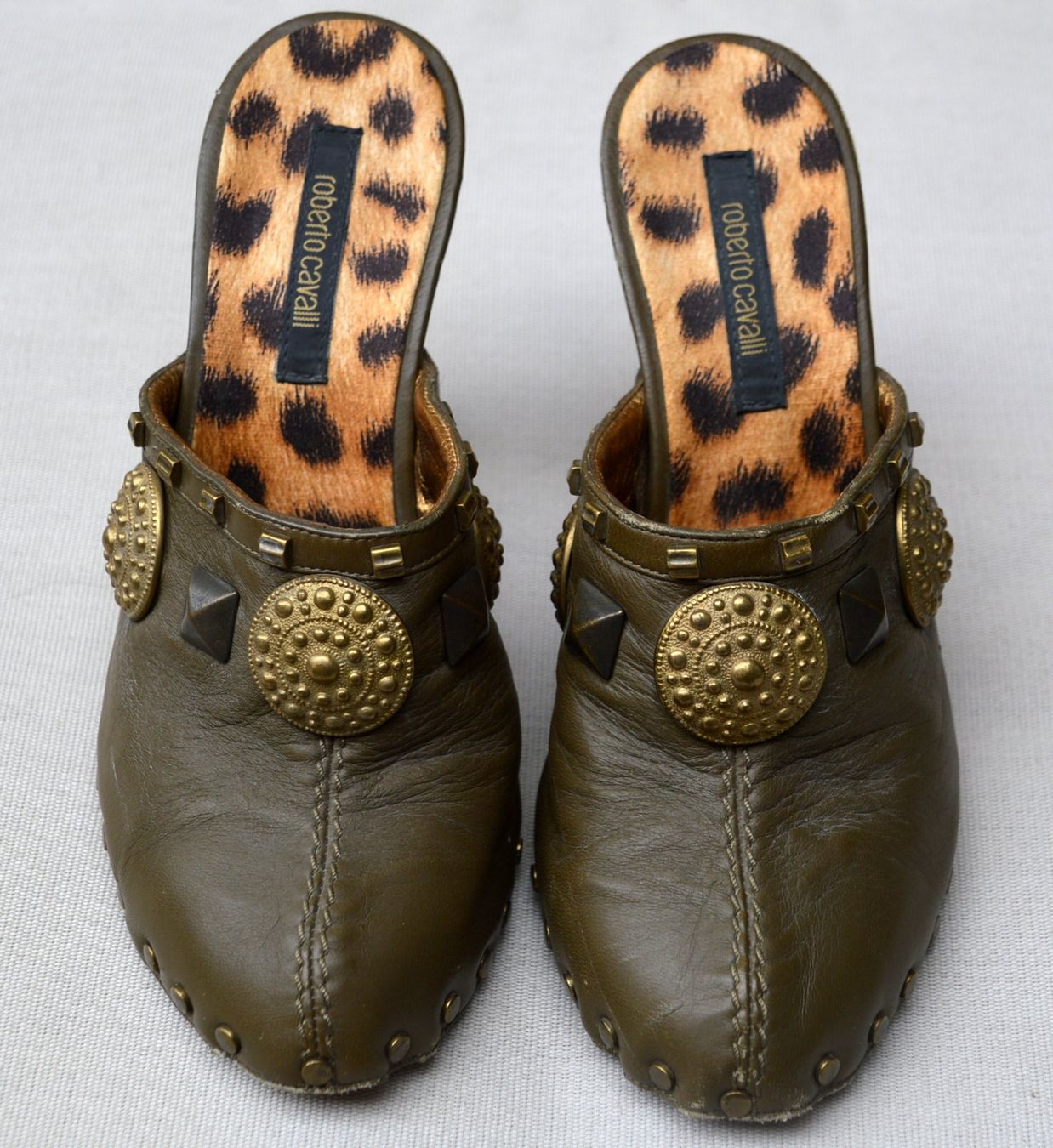 Roberto Cavalli Scarpe da donna: Sabots Roberto Cavalli  .37 Schuhe Mules – Usato da Collonges venduto da Auganien 1