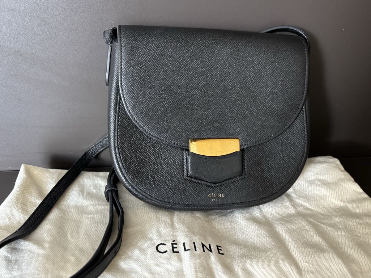 Celine Taschen für Damen: CELINE Trotteur Bag - Small, Black Leather, Excellent! (54) – Gebraucht aus St. Gallen von Atelier.W.Maison 2