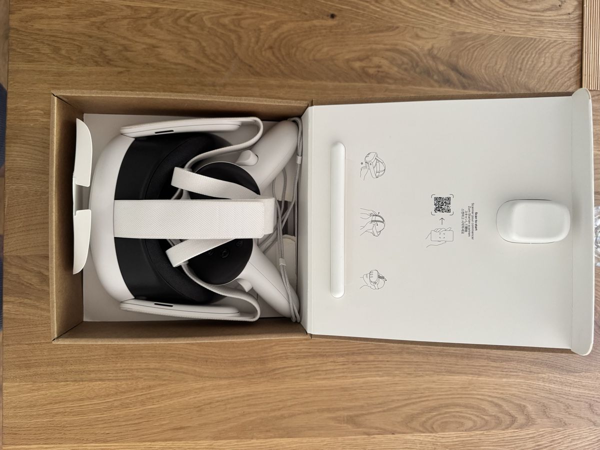 Meta Casco VR: Meta Quest 3 128 GB VR Headset mit OVP – Usato da Obernau venduto da den_vrp6 5