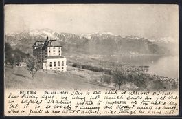 AK Mont Pélerin, Palace-Hotel, 1907