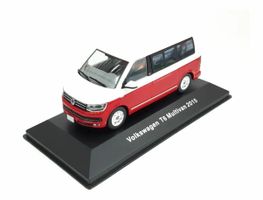 VW T6 Multivan Bus 2015-2019 rot / weiss    1:43 von IXO