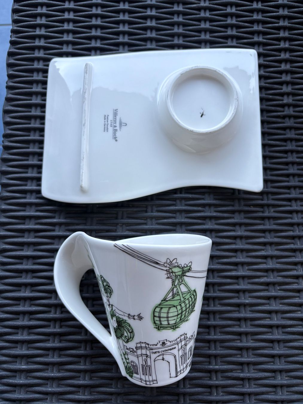 Villeroy & Boch Tassen: Villeroy Boch New Wave Tasse mit Unterteller – Gebraucht aus Bassersdorf von rek_x2gl 2