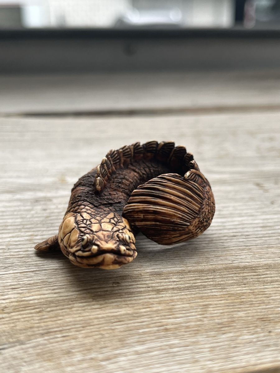 Statuette: netsuke, figur, fisch – Usato da Lengnau BE venduto da Meij 3