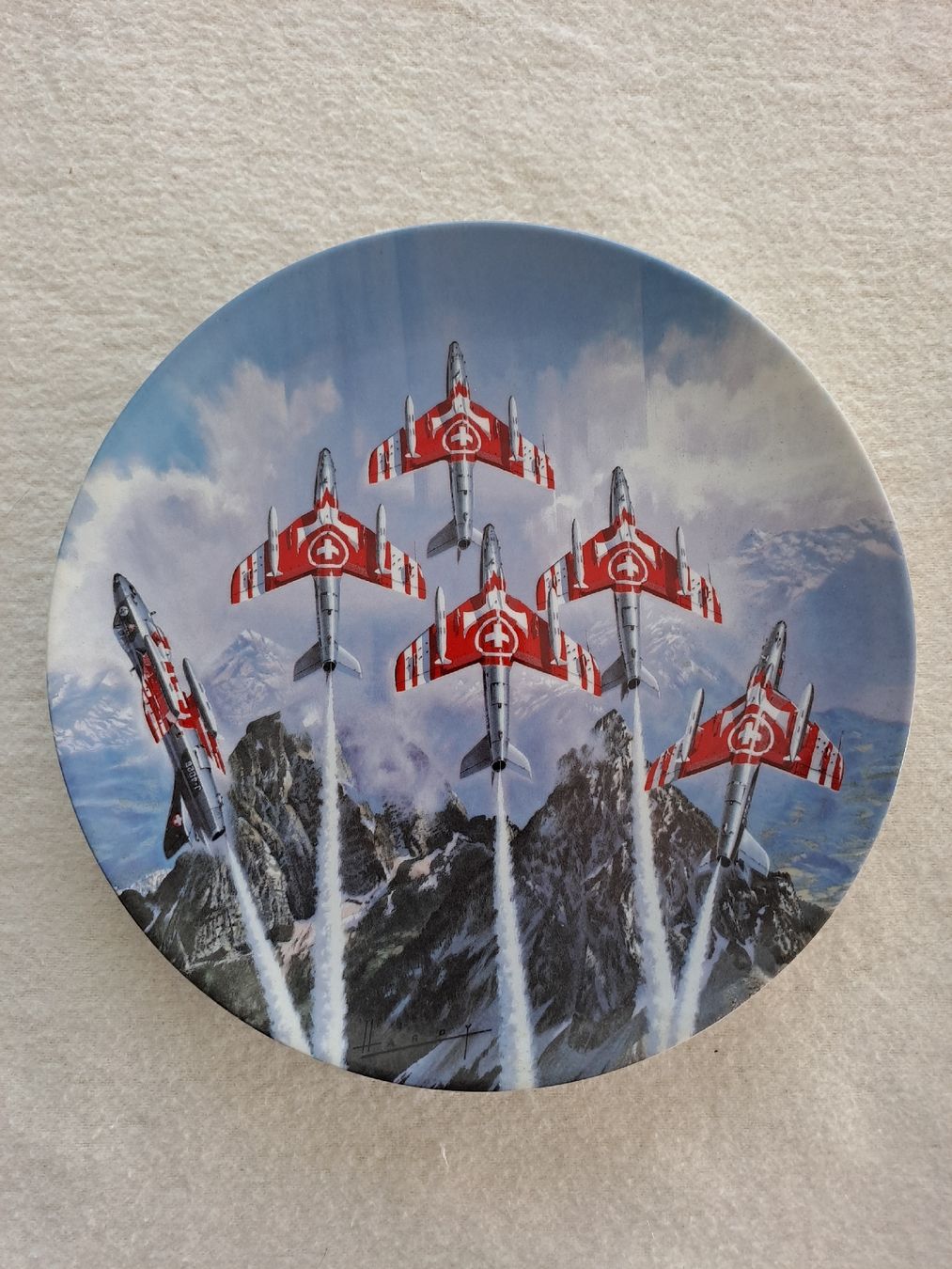 Piatti: 8 Sammelteller der Patrouille Suisse – Nuovo (secondo la descrizione) da Umiken venduto da Rider56 3