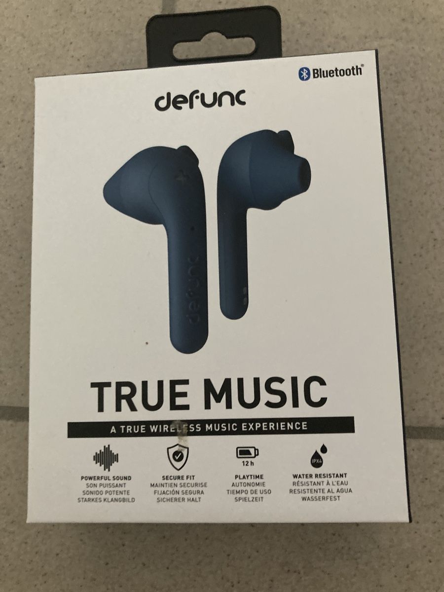Cuffie: Defunc True Music Bluetooth Kopfhörer Blau Neu – Nuovo e nell'imballaggio originale da Otelfingen venduto da pat_8jmb 1