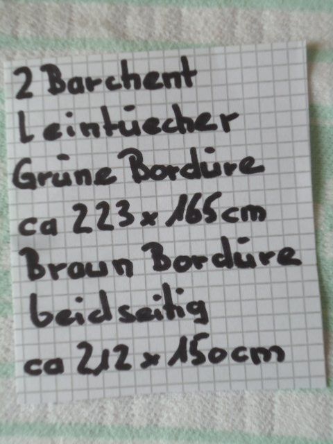 Biancheria da letto: 2 alte Barchent-Oberleintüecher – Usato da Stein AR venduto da dylesi 3