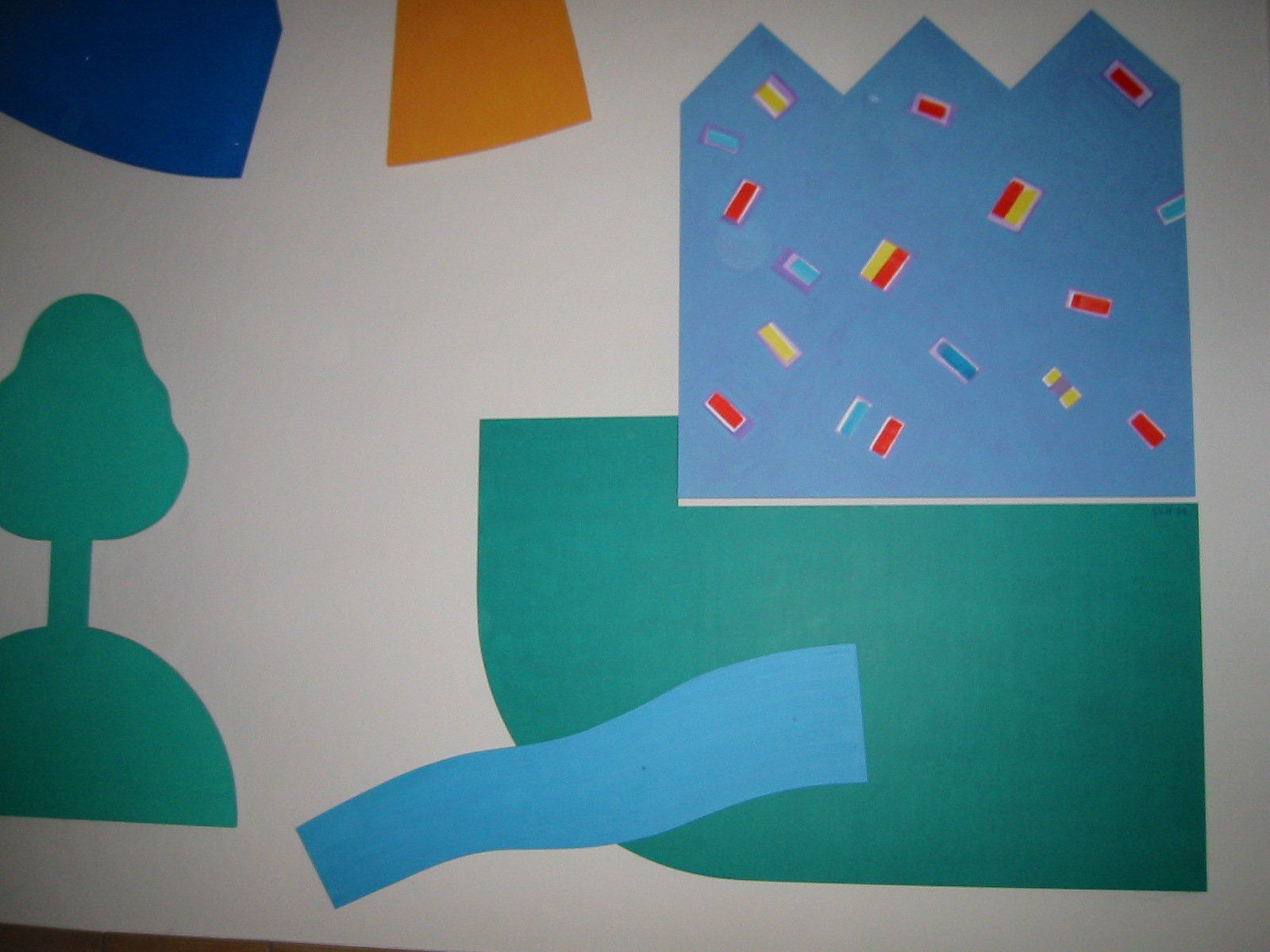 Foto & Immagini: Wandbild "Landschaft" von Sepp von Rotz, 1993 – Usato da Zug venduto da Mboss 3