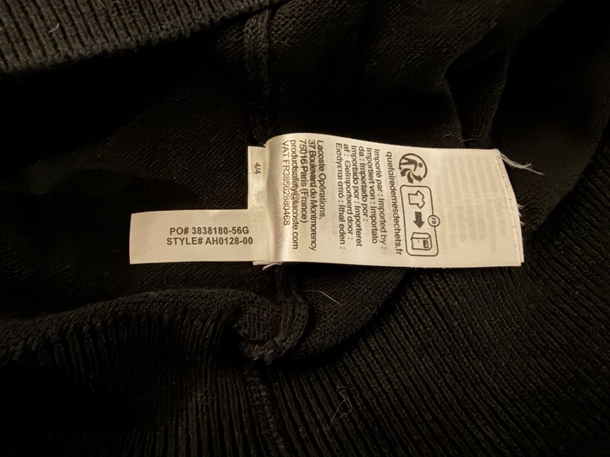 Lacoste Pulls & Sweat-shirts: Lacoste Pullover Grösse L black – D'occasion à Eglisau par swisstaurus 2
