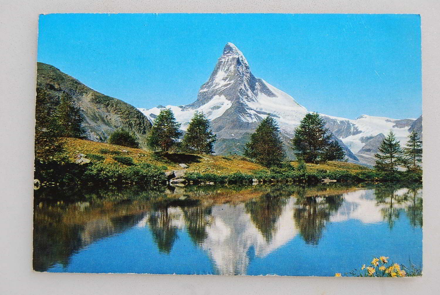 Cartoline postali: AK Zermatt, Schweiz Grindjisee 1965 – Usato da Rüfenacht BE venduto da Toro06
