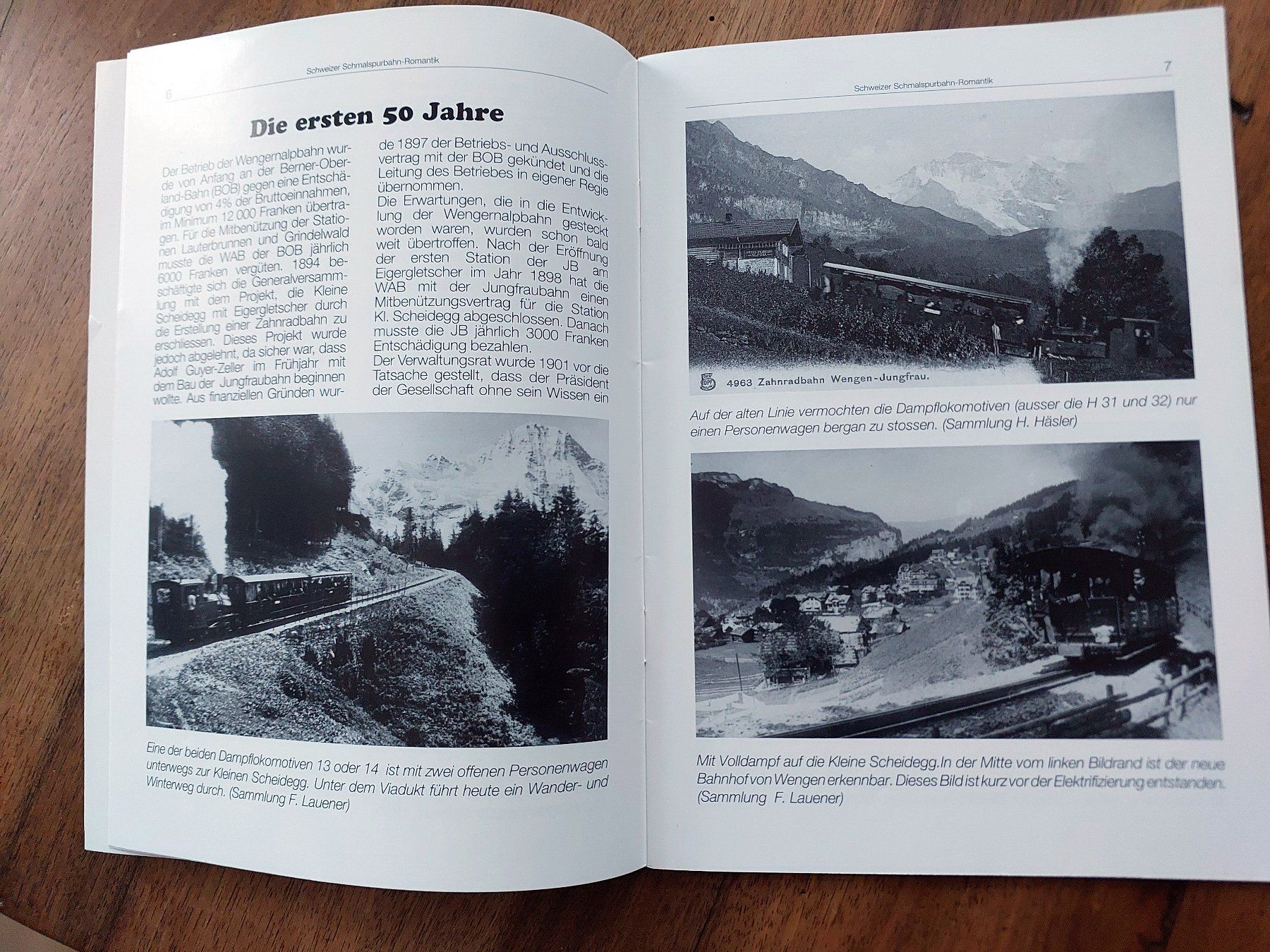 Zeitschriften & Magazine: 100 Jahre Wengernalpbahn - Sonderausgabe – Gebraucht aus Schönenwerd von Steidi 3