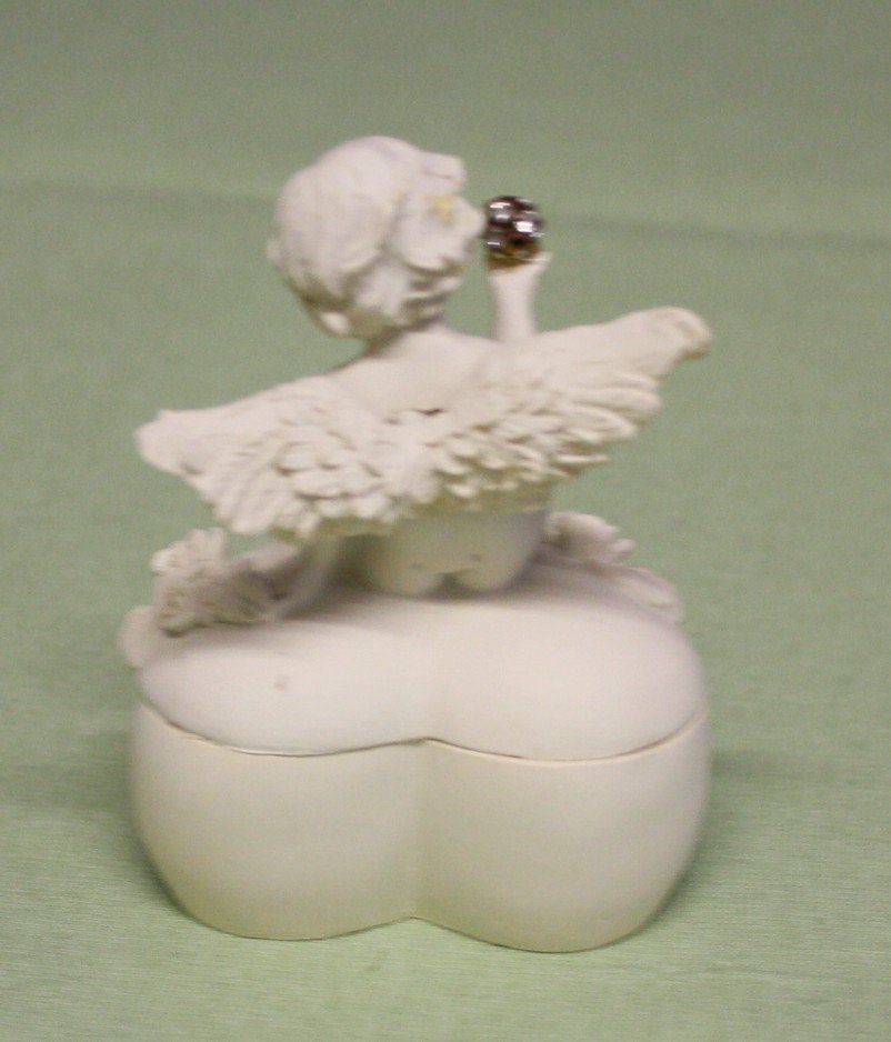 Statuette: Herz - Dose  Engel mit Discokugel – Usato da Flüelen venduto da Alt-und-Neu 2