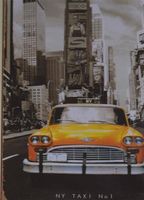 Rusty Blechschild-MY NY TAXI - 30 X 40 CM