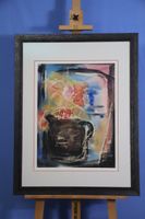 Ingeborg Mohr,  s.grosses Aquarell/Mischtechnik, neu gerahmt