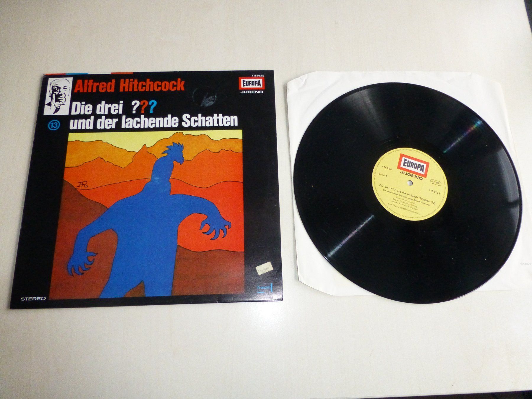 Dischi in vinile: Drei Fragezeichen und der lachende Schatten – Usato da Ricketwil/ Winterthur venduto da samichlaus1234