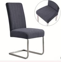 Stuhlbezug für Esszimmerstühle, schlichtes Design, 6 Stüc...