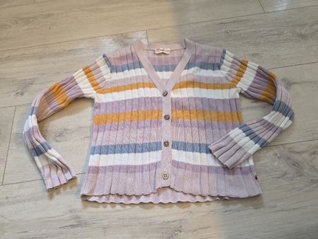 People Strickjacke, gestreift, Gr. 110/116 - Top!