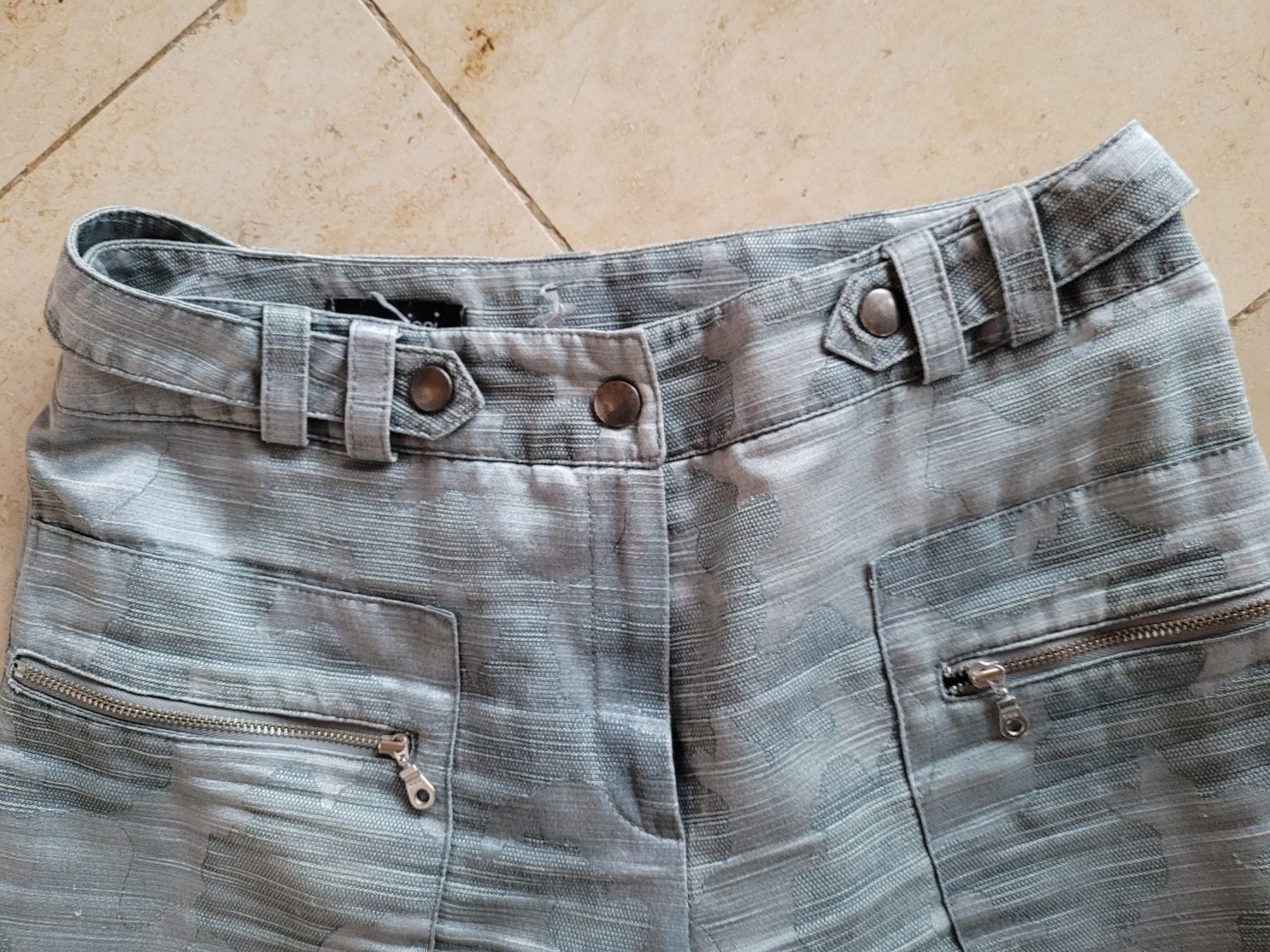 Hosen: Damen Hose Emozioni, grau gemustert – Gebraucht aus Hondrich von Ebro01 3