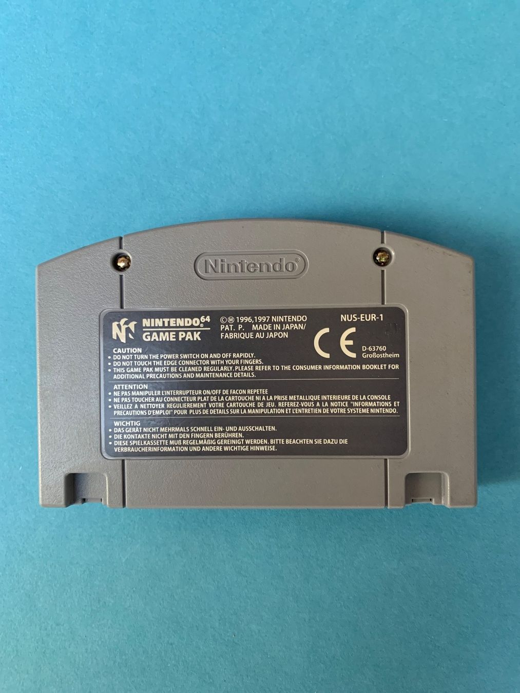 Nintendo Giochi: N64 / F1 Pole Position 64 – Usato da Kölliken venduto da sergesellsretro 1