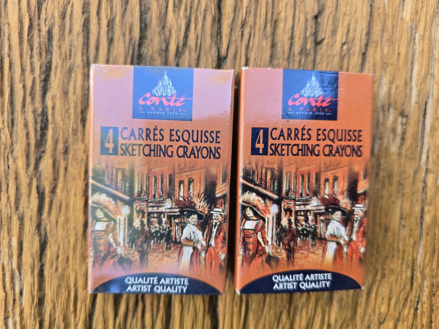Matite, matite colorate & gessi: Freizeit: Conté à Paris 4 Sketching Crayons – Nuovo e nell'imballaggio originale da Romanshorn venduto da Rachacha 2