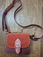 Colorful Coach leather crossbody bag like new