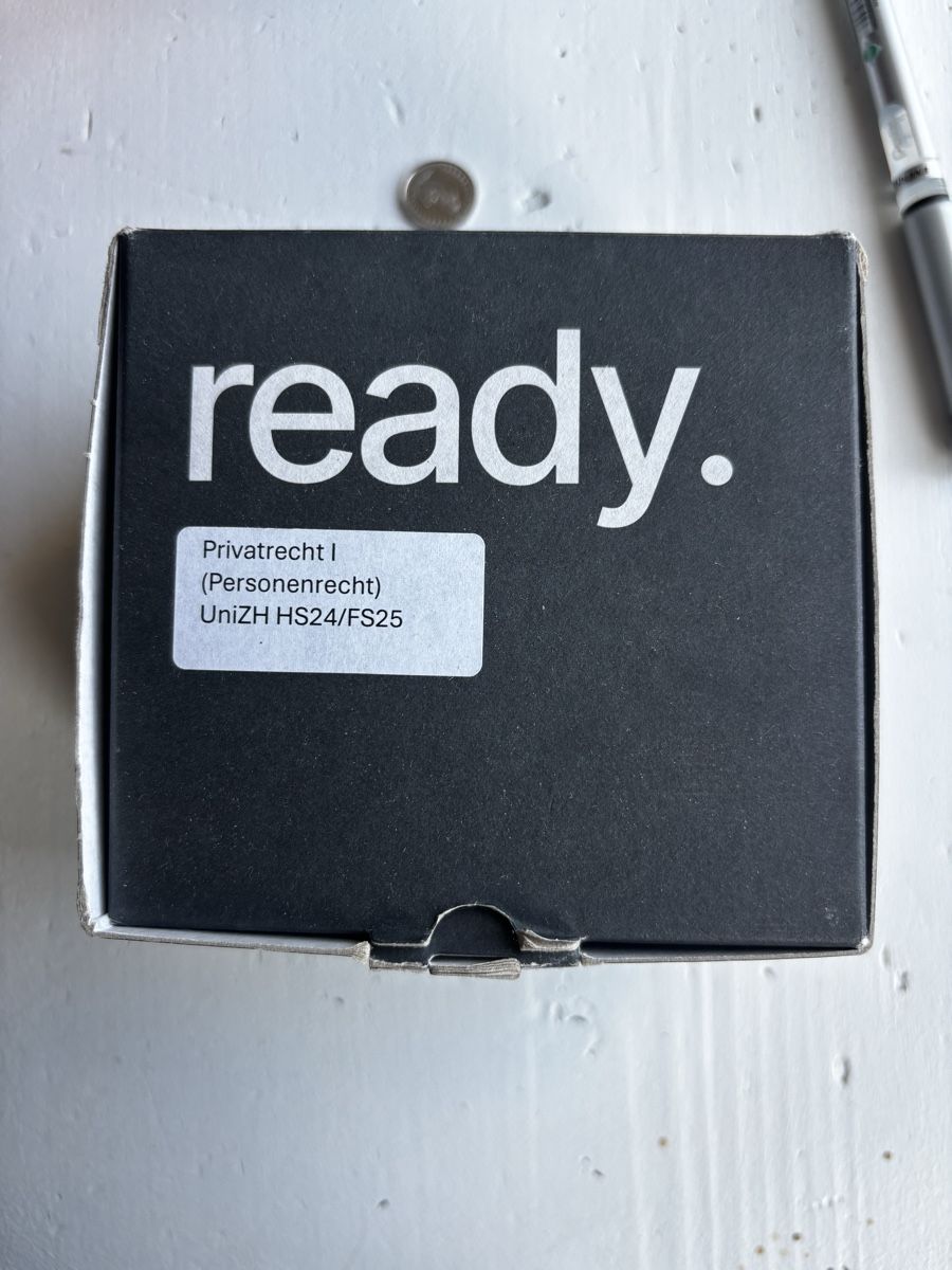 Libri: Ready Karteikarten Privatrecht I – Nuovo (secondo la descrizione) da Zürich venduto da lil_ggs7