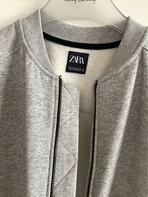 Zara Gilet & Giacche: Zipper-Jäckli Weste Gilet boxy in Sweatstoff Zara S/M – Nuovo (secondo la descrizione) da Stäfa venduto da loveforeverlove 1