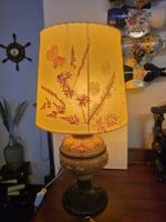 Lampe vintage charmante avec abat-jour floral unique ✨💐