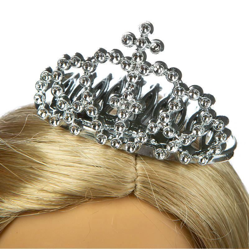 Bambole: Robe de mariée pour poupée avec couronne – Nuovo e nell'imballaggio originale da Gurmels venduto da Swisspod 2