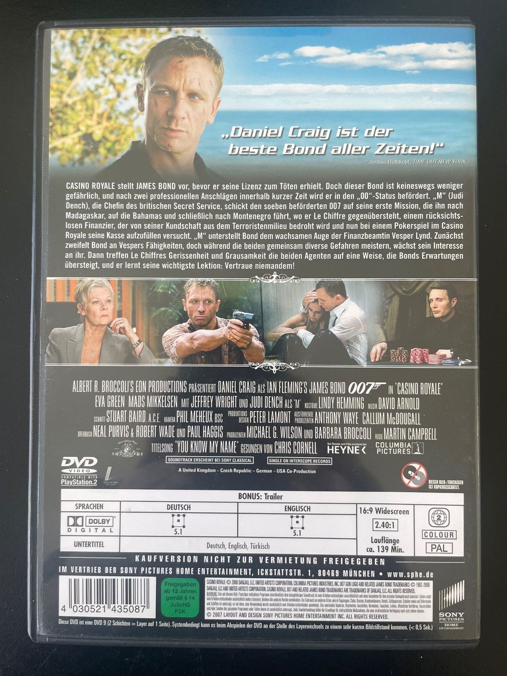 Tutti i DVDs: James Bond 007: Casino Royale – Usato da Bern venduto da ebl_tqk2 1