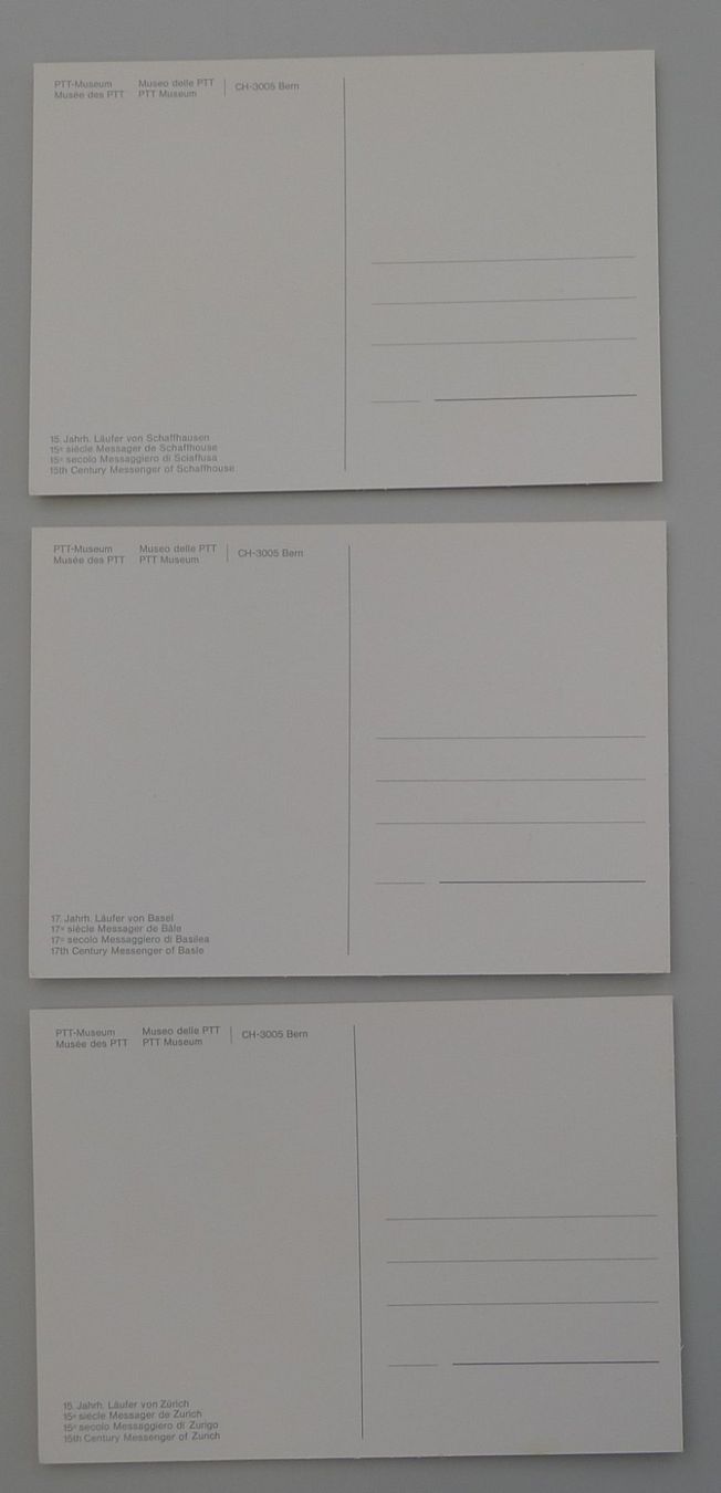 Tous les timbres: Ansichtskartenset "Die Standesläufer der 13 alten Orte" – D'occasion à Sursee par Luzernerraute 2