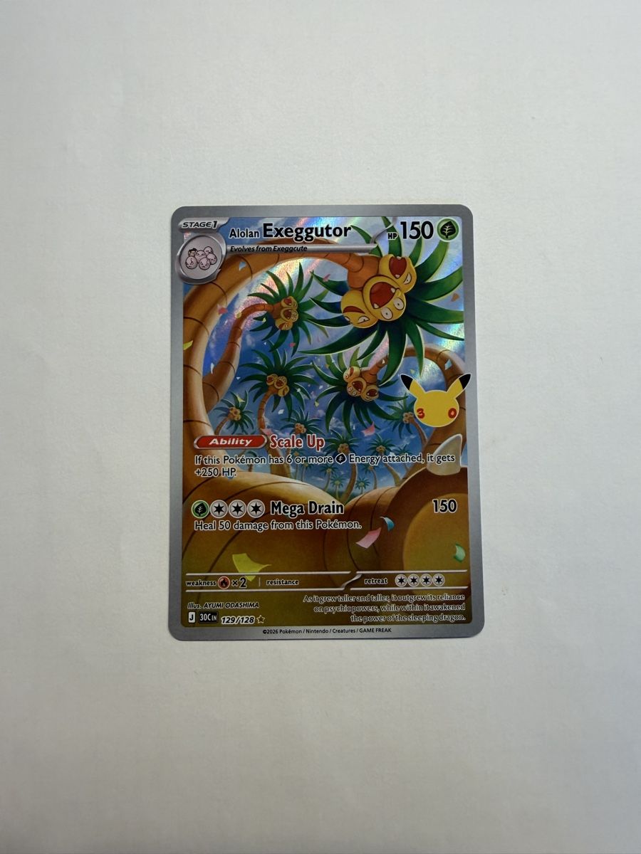 Pokémon Carte collezionabili: Alolan Exeggutor Pokemon 30th Celebration – Nuovo (secondo la descrizione) da Näfels venduto da Faiden