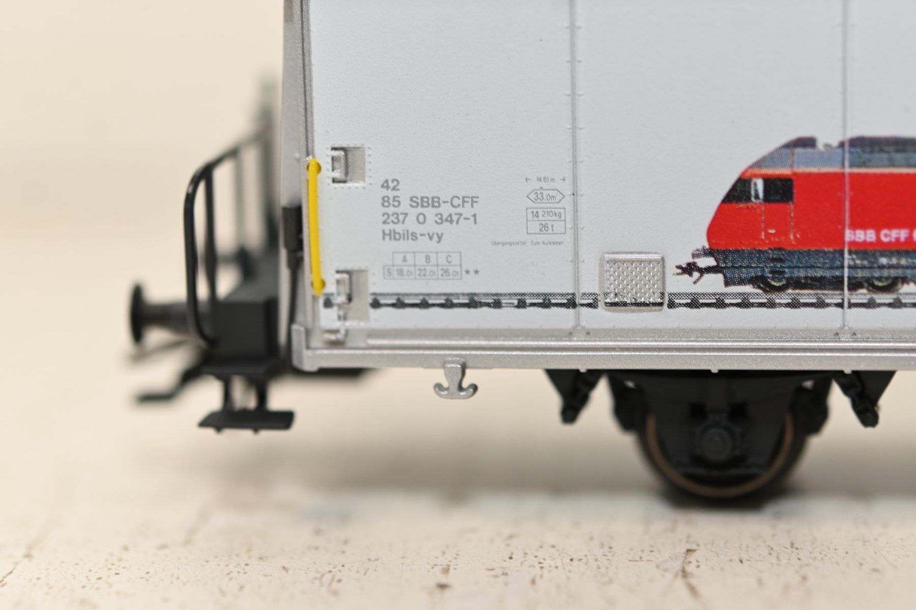 Märklin Modellini di ferrovie: Märklin Güterwagen SBB Hupac HO/AC mit OVP – Usato da Laupen ZH venduto da Zmoewe 3