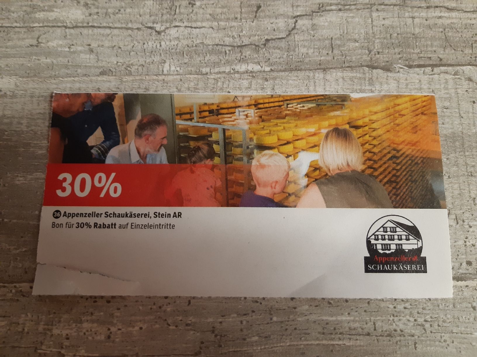 Buoni: 30% einzeleintritte appenzeller schaukäserei – Nuovo (secondo la descrizione) da Toffen venduto da Gwunderegge77