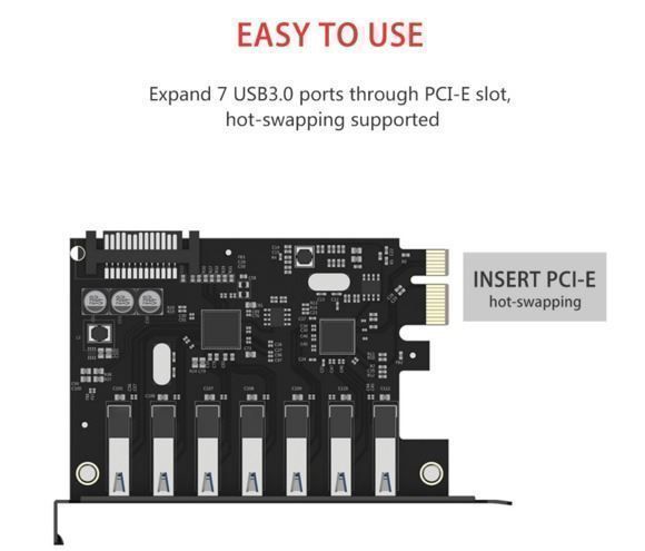 Hub & Switch: USB3.0 7 Anschlüsse Super Speed 5Gbps – Nuovo e nell'imballaggio originale da Unterägeri venduto da RmOnline 5