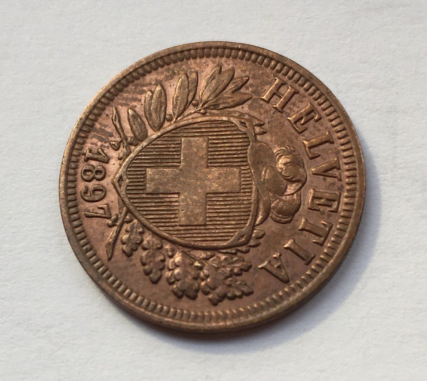 Tutti le monete: 1897 2 Rappen unz – Nuovo (secondo la descrizione) da Kirchberg SG venduto da Zenhad69 1