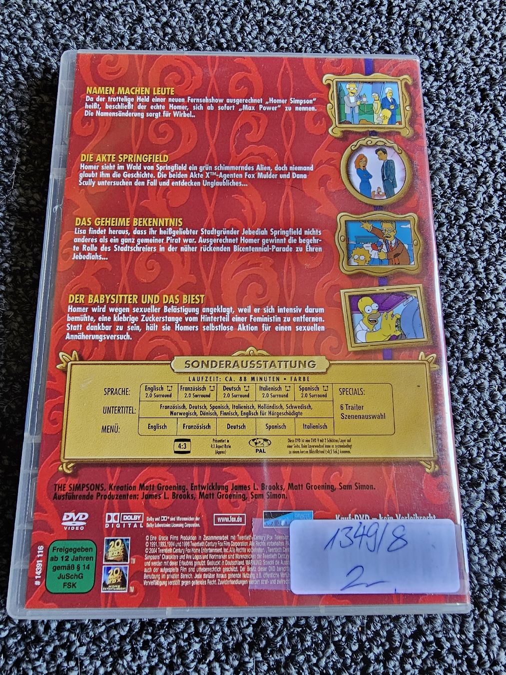 Alle DVDs: Die Simpsons Classics (21001) – Gebraucht aus Ruswil von jan_bxl5 1