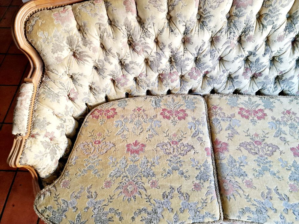 Divani: Antikes Sofa-Set mit 2 Sessel, Vintage Look, Top Zustand – Usato da Ramsen venduto da fri_j878 2