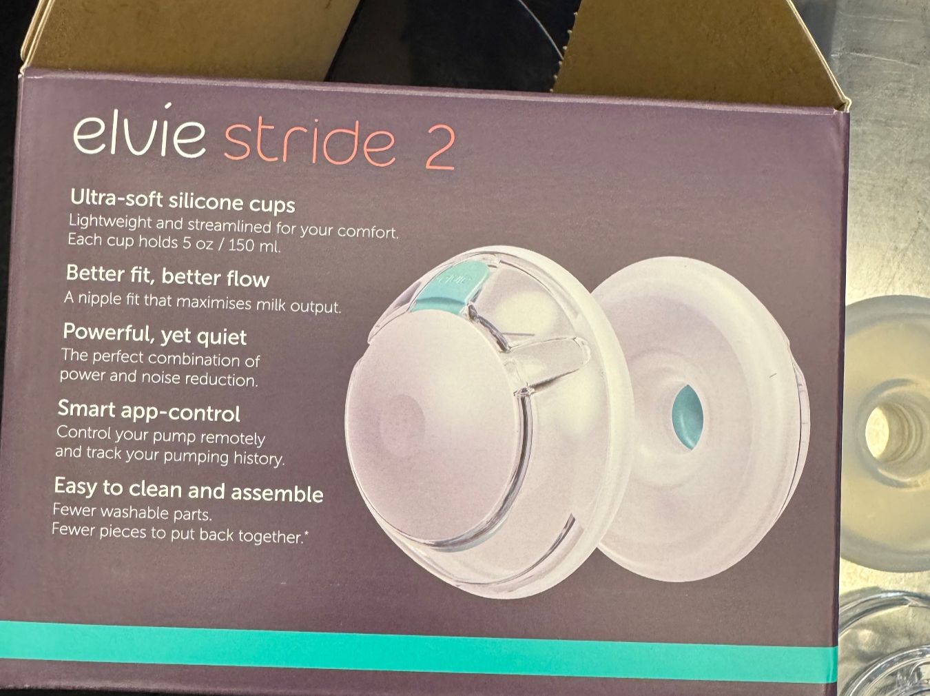 Elvie Stillzubehör: Elvie Stride 2 Double Electric Breast Pump – Neu (gemäss Beschreibung) aus Uitikon Waldegg von gha_v6gz 6