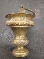 Antike Vase,Spucknapf?, Messing, Blumentopf, Deko, Vintage