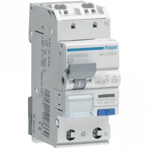 Hager Alimentazione elettrica: FI/LS B13 – Nuovo e nell'imballaggio originale da Brüttisellen venduto da Vkk123333