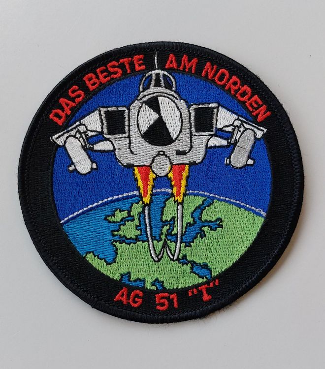 F-104 Starfighter, Luftwaffe, Piloten, Namensschild, Aufnäher, Patch