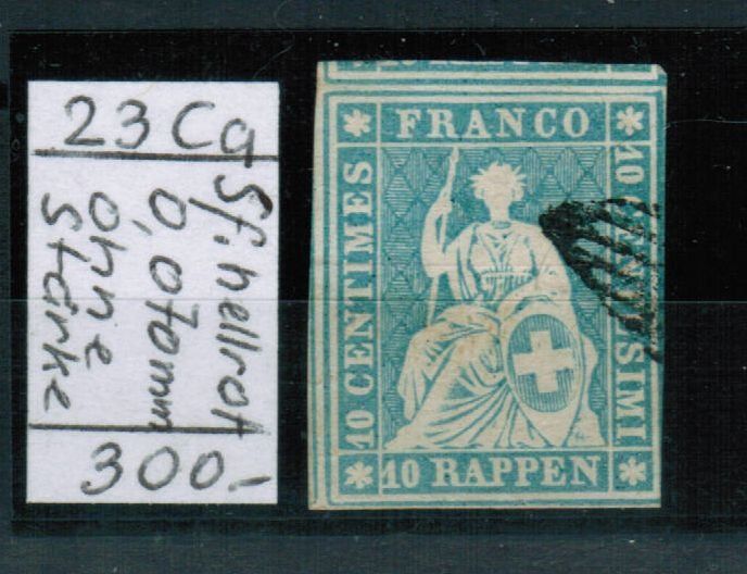 Tutti i francobolli: Strubel Nr.23Ca – Usato da Bern venduto da peri02