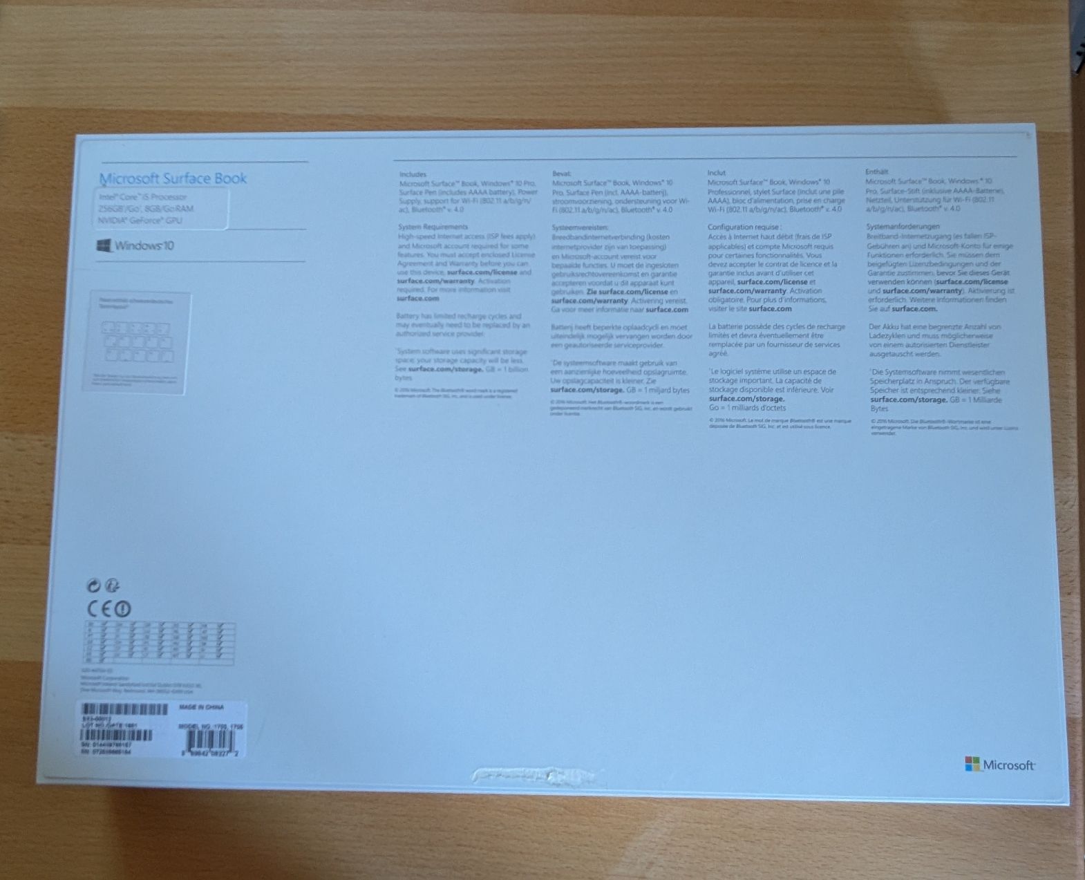Microsoft Notebook: Microsoft Surface Book, 13.5", inkl. OVP + Pen - Top Zustand – Usato da Elgg venduto da Nadine07 6