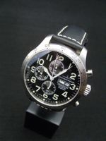 Neuer Oversized Pilot Tachymeter Chrono Day-Date/ Automatik
